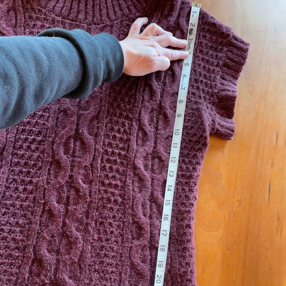 XXI - Purple - Violet Cable Knit Sweater - Picture 4 of 8